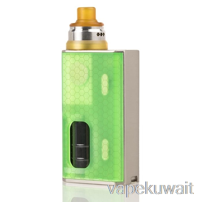 Wismec Luxotic BF 100W Starter Kit، نظام جراب Vape من الراتنج الأخضر على شكل قرص العسل